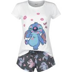 3XL Pyjamasser Lilo & Stitch Kiss Pyjama Multicolor