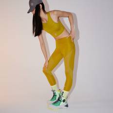 Sportswear Garment - Yellow Tights adidas by Stella McCartney TruePurpose Optime Training 7/8 LeggingsPulse OliveLWomens