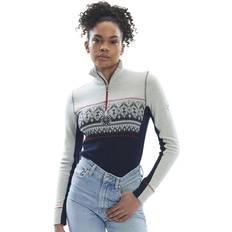 Moritz Basic Womens Sweater Superfine Merino Navy/White/Raspberry Jumper