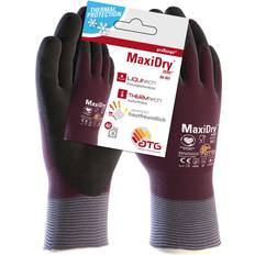 Purple Work Clothes ATG 56-451 MaxiDy Zeo Fully Coated Knitwist NBR Glove Size-8