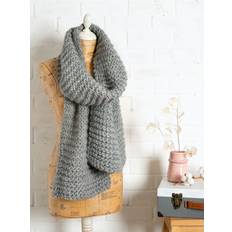 Wool Couture Absolute Beginners Scarf Knitting Kit Grey