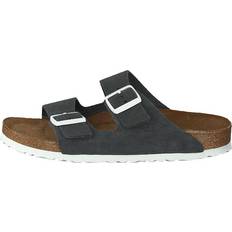 Birkenstock Arizona Narrow Suede Sandalias - Marrón/Negro