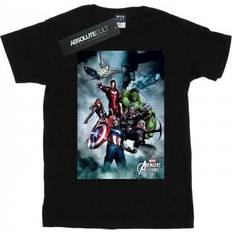 Marvel Barneklær Marvel Girls Avengers Team Montage Baumwoll-T-Shirt