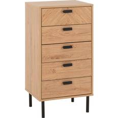 Furniture SECONIQUE Leon 5 Narrow Chest of Drawer