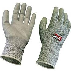 Work Clothes Scan SCAGLOCUT5M Cut Resistant PU Coated Cut Gloves Grey