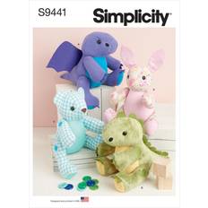 Needlework Patterns Simplicity Sewing Pattern S9441 13" Plushies