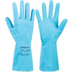 Industrial Work Gloves Polyco Household Rubbe Chemical Resistant Gloves, Blue, 6-6.5