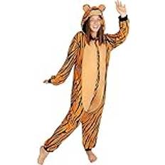 Onesie Tiger Maskeraddräkt för vuxen