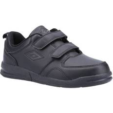 Umbro Ashfield Velcro Junior Trainers, Black/Black