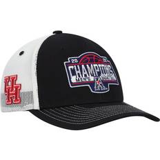 Zephyr White Houston Cougars 2022 AAC Basketball Conference Tournament Champions Locker Room Adjustable Hat Black NCAA Men's Caps