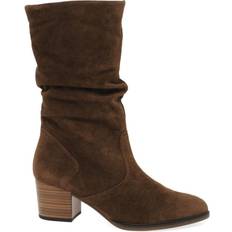 'Ramona' Calf-Length Boots Brown