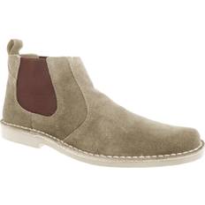 Beige - Men Chelsea Boots Roamers Roamers Hollis Ankle Boots Mens Tan