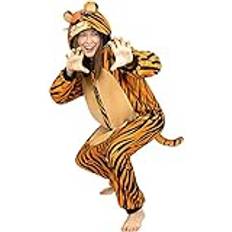 Funidelia Onesie Tiger Maskeraddräkt för vuxen