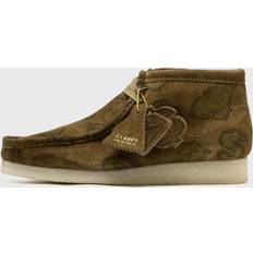 Vert Mocassins Clarks BBC Wallabee BT Drk - Green