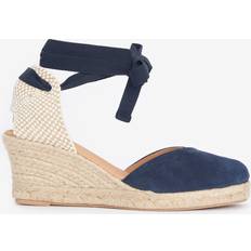 Barbour Espadrilles Barbour Women's Juana Wedged Espadrilles Dark Navy