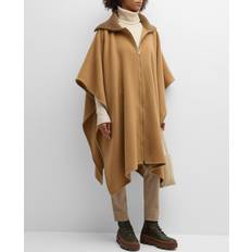 Moncler Ponchos & Kapper Moncler Cape Aus Wolle Sand 01