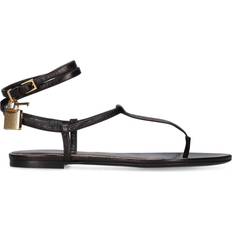 Tom Ford Black Padlock Sandals 1N001 Black IT