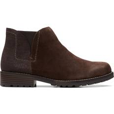 Braun - Damen Chukka Boots Clarks Demi female Stiefeletten Dunkelbraunes