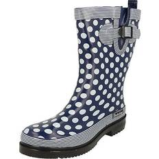 Wildleder Gummistiefel Bockstiegel Dorin Damen Gummistiefel dunkelblau multi