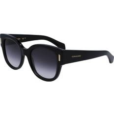Solglasögon Ferragamo SF2007S 001 Solglasögon Acetat Svart Normal