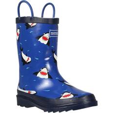 Multicolored Rain Boots Children's Shoes Regatta Great Outdoors Boys/Girls Minnow Patterned Wellington Boots