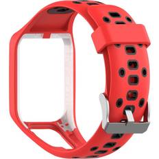 Dual Color Silicone Watch Strap for TomTom Runner 2/3