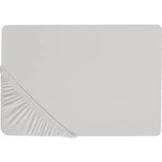 Beliani Baumwolle Bettlaken Grau (200x200cm)