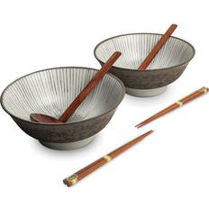 Japansk ramen skålsæt, 6 dele