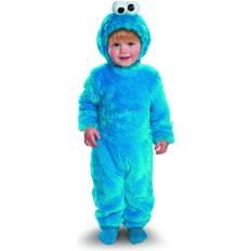 Monsters Fancy Dresses Disguise Toddler Cookie Monster Costume w/ Light-Up Eyes