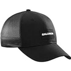 Salomon Trucker Unisex-Mütze, mutige Optik, Vielseitigkeit, Komfort und Atmungsaktivität, Black