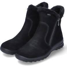 Rieker Ankelboots Rieker Svarta stövletter mocka