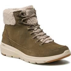 Mujer - Verde Botines de Tobillo Skechers On The Go Glacial Ultra Water Repellent W - Olive