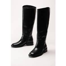 Vagabond Riding Shoes Vagabond Shoemakers Sheila Leather Riding Boot Black Women's Shoes Black US Women's 10