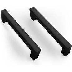 Mega Handles Mega Handles Cabinet Pulls Steel Cabinet Handle Pulls Matte Black 35 pack