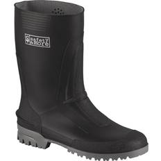 Schwarz Schutz-Gummistiefel Willax Arbeitsstiefel Mega Größe: schwarz-grau