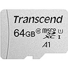 Memory Cards & USB Flash Drives Transcend 64GB MicroSDXC/SDHC 300S Memory Card TS64GUSD300S-AE