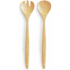 Brun Serveringsskeer Zeller Salatbestik I Bambus Set of 2 Serveringsske 2stk