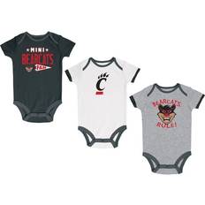 Viscose Bodysuits Champion Infant Cincinnati Bearcats Bodysuit Set 3-pack - Black/Heather Gray/ White