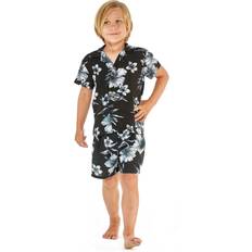 1-3M Suits Children's Clothing Hawaii Hangover Hawaii Hangover Boy Aloha Luau Shirt Cabana Set in Day Dream Bloom