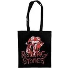 The Rolling Stones Tote Bag: Hackney Diamonds Cracked Glass Tongue