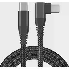 INF USB-C laddare med vinklad kontakt 60 W snabbladdning 2 m