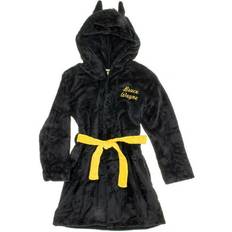 Nero Accappatoi Batman Bruce Wayne Velvet Fleece Kids Hooded Robe-Medium