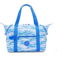 Kipling Women Totes & Shopping Bags Kipling Tote Art M Diluted Blue Print Large Woman 100% Recycled Polyester