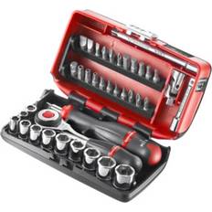 Embouts de douille Facom Coffret Douilles 1/4Z 6 Pans 38 Pièces Embouts de douille