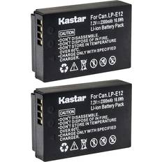 Batteries & Chargers Kastar Battery 2-Pack for Canon LP-E12 LPE12 EOS