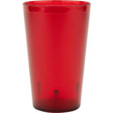 Red Drinking Glasses GET Heavy-Duty Restaurant Tumblers Drinking Glass