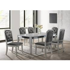 Dining Sets GTU Furniture for 6 Mirror Trim