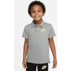 Nike Polo Shirts Children's Clothing Nike Dri-FIT Little Kids' Polo in Grey, 86H537-GEH