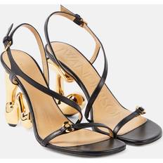 43 ½ - Dame Sandaletter JW Anderson Black Bubble Heel Leather Sandals 19260-001-BLACK IT