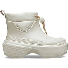 Crocs Bottines à la Cheville Crocs Bottes Stomp Puff - Stucco